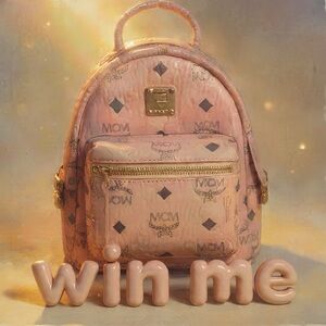 MCM Pink Mini Backpack lucky number game
